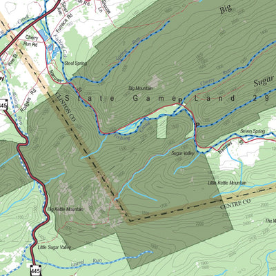 Eastern PA All-Outdoors Atlas & Field Guide pg. 096-097 Preview 3