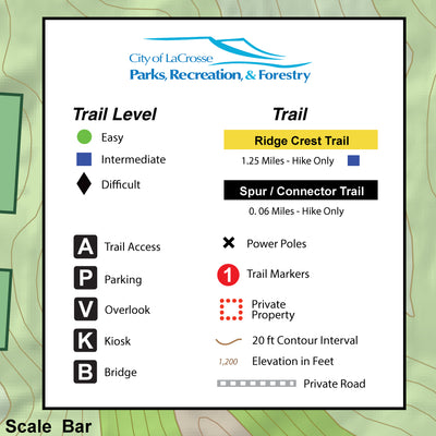 City of La Crosse Hass Trail Map Preview 3
