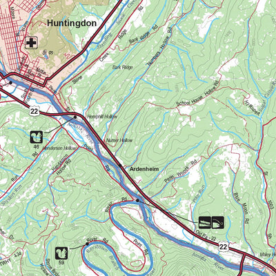 Western PA All-Outdoors Atlas & Field Guide pg. 130-131 Preview 3