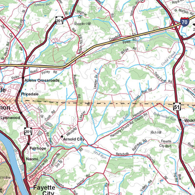 Western PA All-Outdoors Atlas & Field Guide pg. 134-135 Preview 2