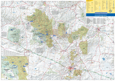 The Pyrenees Touring Map South Ed1 Preview 1