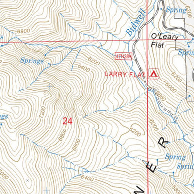 Central Oregon SxS Where to Ride Lakeview to Fort Bidwell-California and Adel-Oregon Map#4 Preview 3
