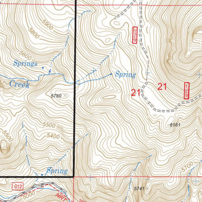 Central Oregon SxS Where to Ride Lakeview to For Bidwell-California and Adel-Oregon Map#1 Preview 2