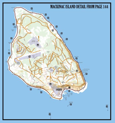 Northern MI All-Outdoors Atlas & Field Guide pg. 146-147 (Insert) Preview 1