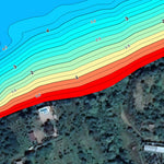 Дністер річка (с.Атаки - с. Окопи) Карта глибин. Preview 3