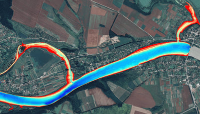 Дністер річка (с.Атаки - с. Окопи) Карта глибин. Preview 1