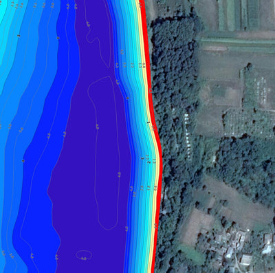 Збруч річка. Мартинківське водосховище. Карта глибин. Preview 2