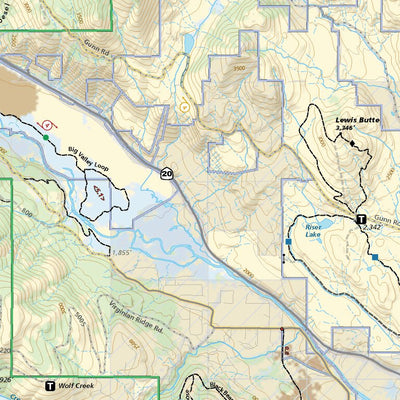 Methow Valley, Washington Trail Map Preview 2