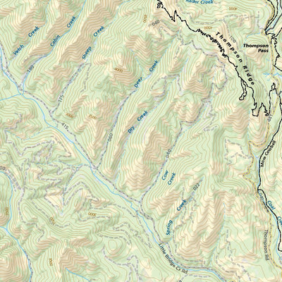 Methow Valley, Washington Trail Map Preview 3