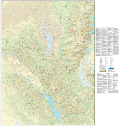 Big Hole and Teton Mountains, ID/WY Trail Map Preview 1