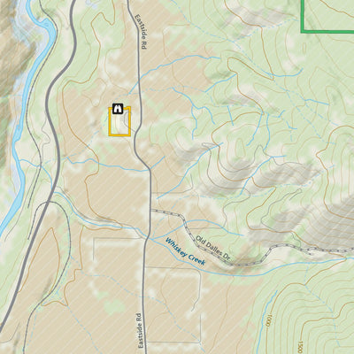 Hood River, Oregon Trail Map Preview 2