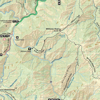 McCall, Idaho Trail Map Preview 3