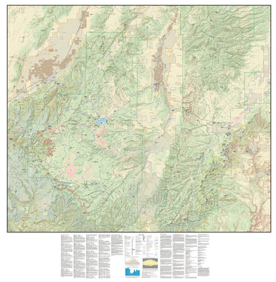 Bryce Canyon/Brian Head, Utah Trail Map Preview 1