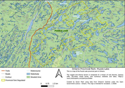 Ontario Nature Reserve: Puzzle Lake Preview 1