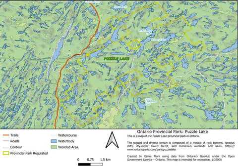 Ontario Nature Reserve: Puzzle Lake Preview 1