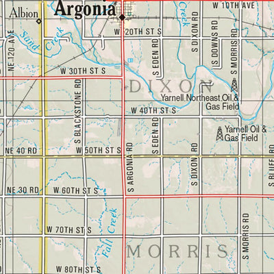 Kansas Atlas & Gazetteer Page 74 Preview 2