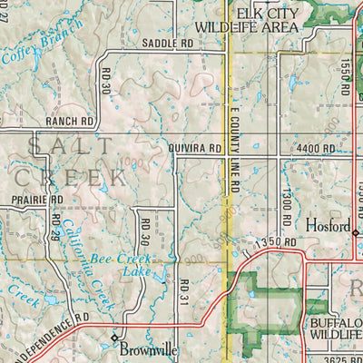 Kansas Atlas & Gazetteer Page 77 Preview 2