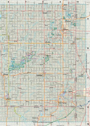 Kansas Atlas & Gazetteer Page 79 Preview 1