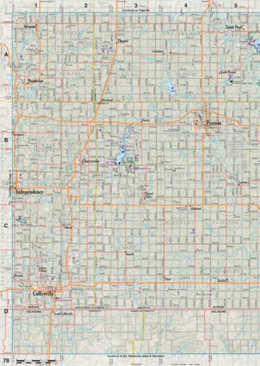 Kansas Atlas & Gazetteer Page 78 Preview 1