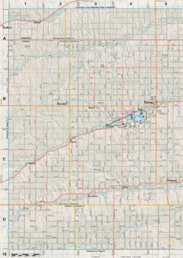 Kansas Atlas & Gazetteer Page 18 Preview 1
