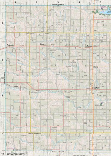 Kansas Atlas & Gazetteer Page 44 Preview 1