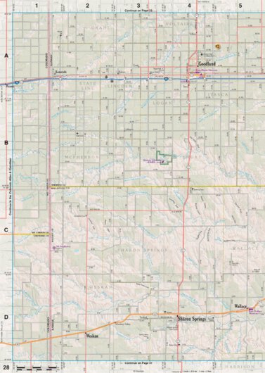 Kansas Atlas & Gazetteer Page 28 Preview 1