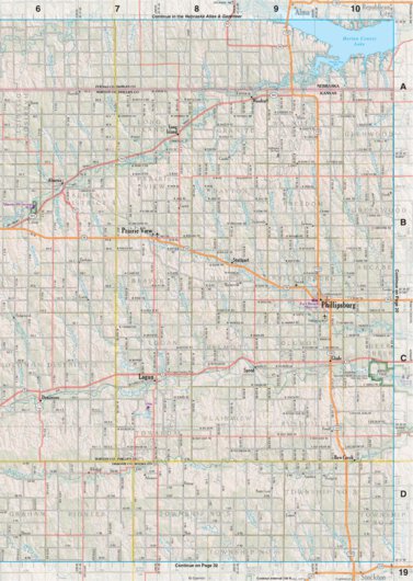Kansas Atlas & Gazetteer Page 19 Preview 1