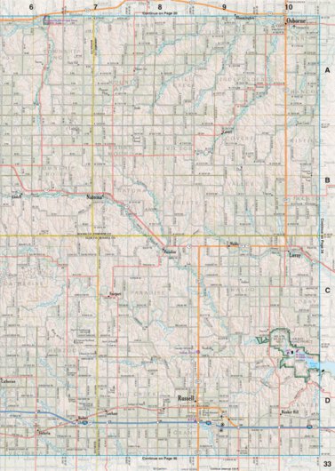 Kansas Atlas & Gazetteer Page 33 Preview 1