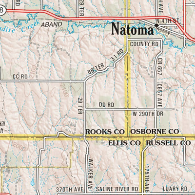 Kansas Atlas & Gazetteer Page 33 Preview 3