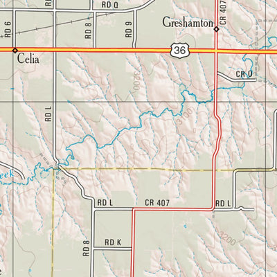 Kansas Atlas & Gazetteer Page 16 Preview 2