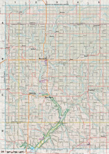 Kansas Atlas & Gazetteer Page 24 Preview 1