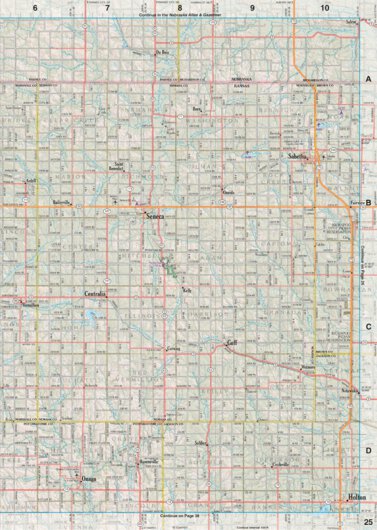 Kansas Atlas & Gazetteer Page 25 Preview 1