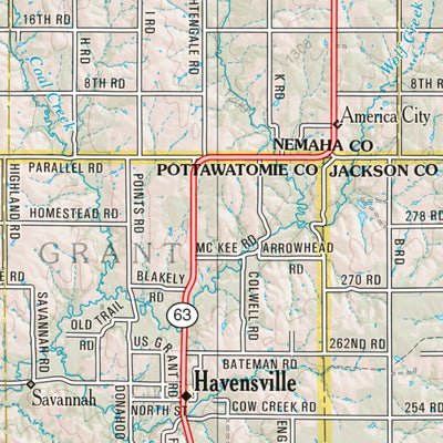 Kansas Atlas & Gazetteer Page 25 Preview 3