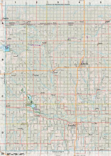 Kansas Atlas & Gazetteer Page 22 Preview 1