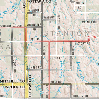 Kansas Atlas & Gazetteer Page 35 Preview 3