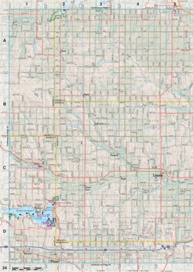 Kansas Atlas & Gazetteer Page 34 Preview 1
