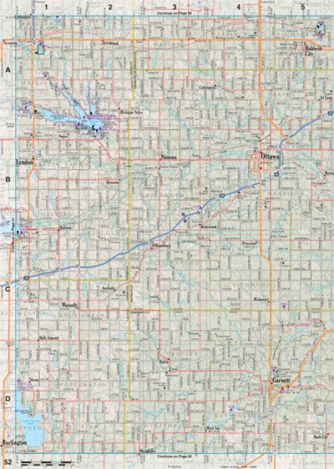 Kansas Atlas & Gazetteer Page 52 Preview 1