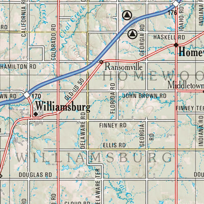 Kansas Atlas & Gazetteer Page 52 Preview 2