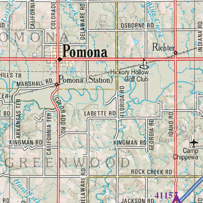 Kansas Atlas & Gazetteer Page 52 Preview 3