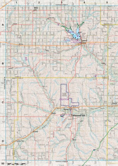 Kansas Atlas & Gazetteer Page 50 Preview 1