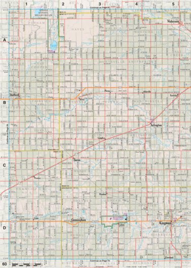 Kansas Atlas & Gazetteer Page 60 Preview 1