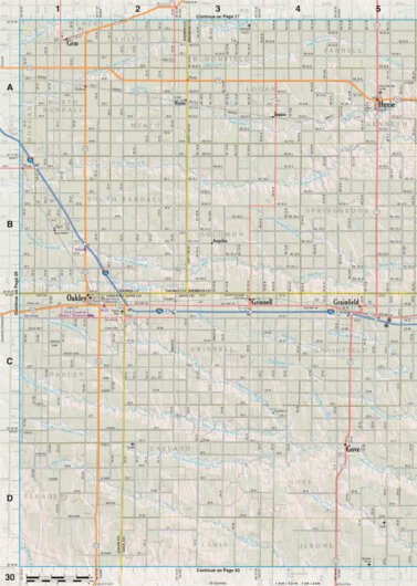 Kansas Atlas & Gazetteer Page 30 Preview 1