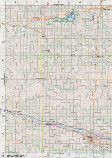 Kansas Atlas & Gazetteer Page 32 Preview 1