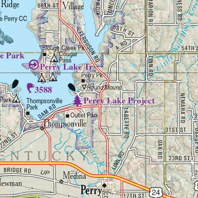 Kansas Atlas & Gazetteer Page 39 Preview 2
