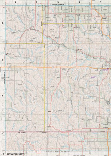 Kansas Atlas & Gazetteer Page 72 Preview 1