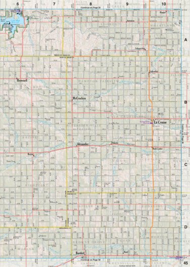 Kansas Atlas & Gazetteer Page 45 Preview 1