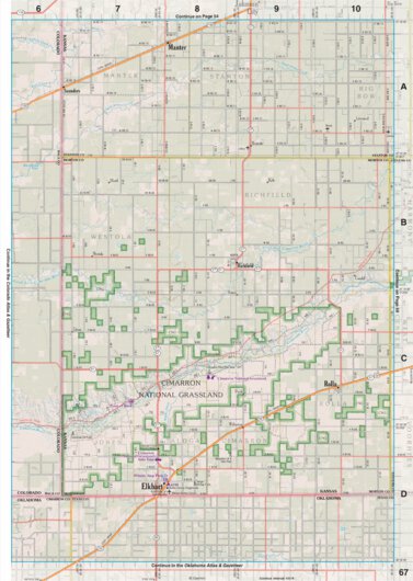 Kansas Atlas & Gazetteer Page 67 Preview 1