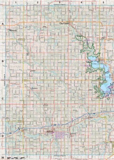 Kansas Atlas & Gazetteer Page 36 Preview 1
