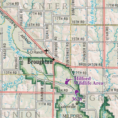 Kansas Atlas & Gazetteer Page 36 Preview 3