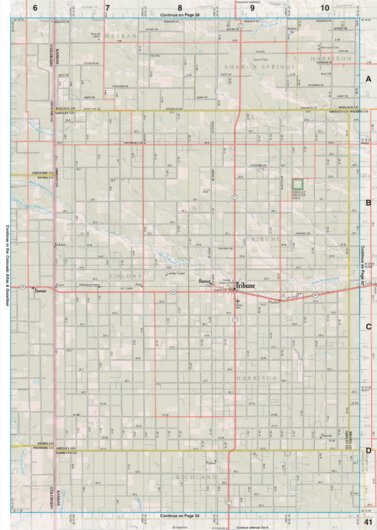 Kansas Atlas & Gazetteer Page 41 Preview 1